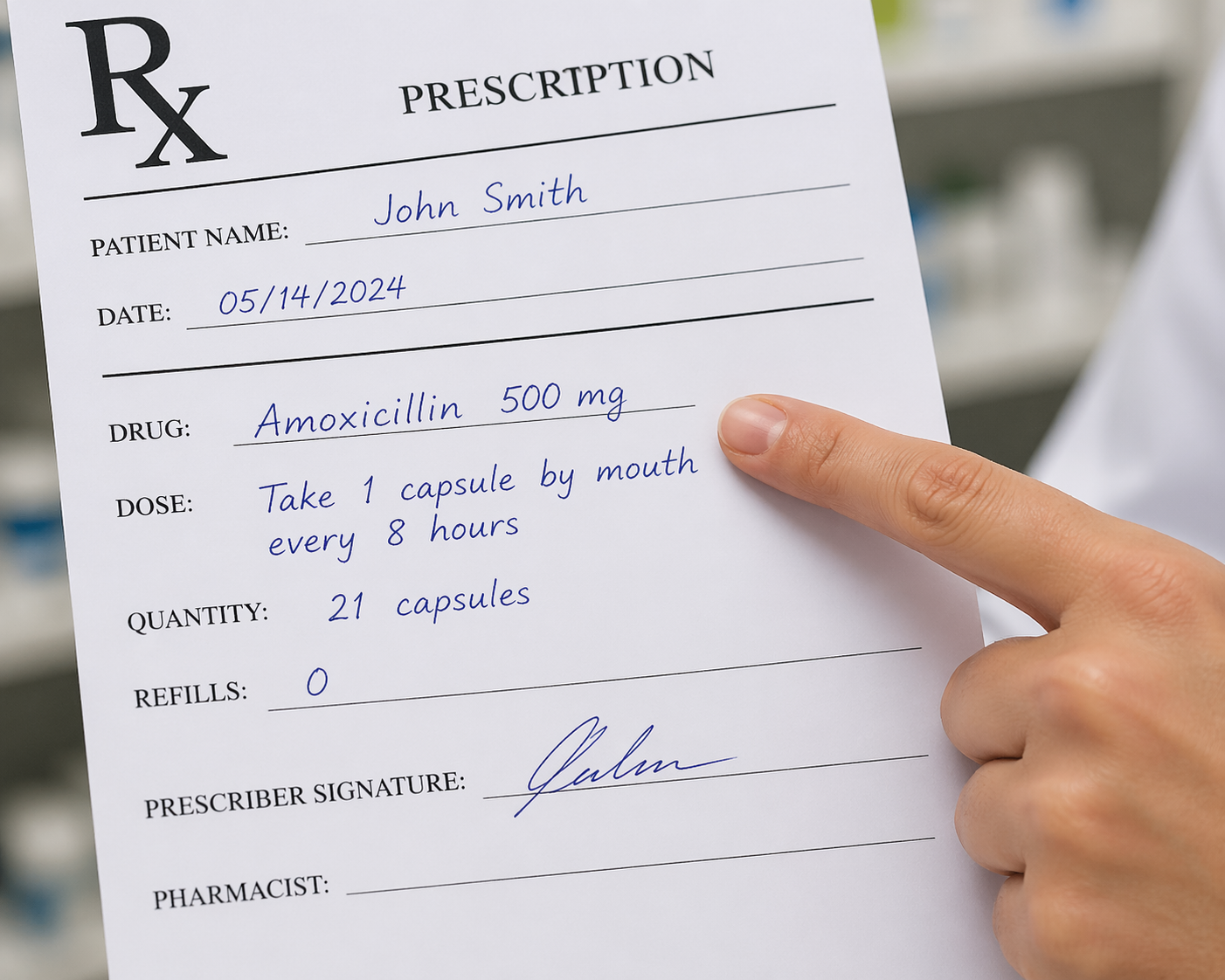 Parts of Prescription