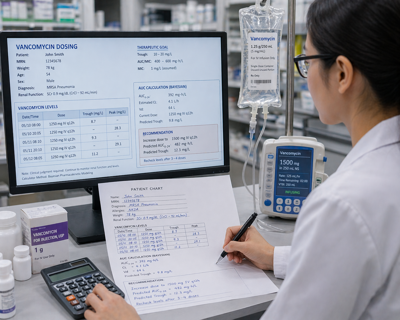 Vancomycin Dose Adjustment